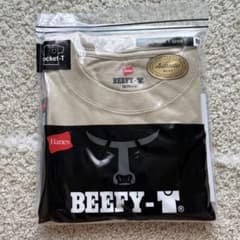 ヘインズ　ビーフィーTシャツ　ベージュのサムネイル
