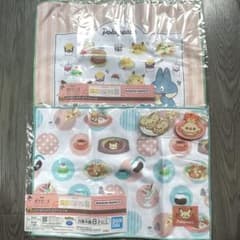 이치 반 쿠지 포켓 피스 랜천 매트 팬케이크 고무 매력 4 점