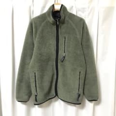 良品 patagonia 97s　レトロカーディガン L オリーブ フリースのサムネイル