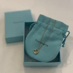 保証証付き】11mmティファニー オープンハート ローズゴールド - メルカリ