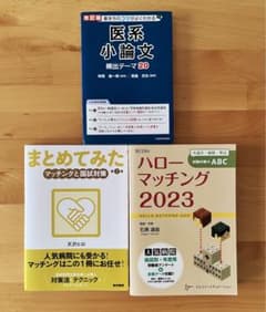 研修医マッチング対策本 3冊セットのサムネイル