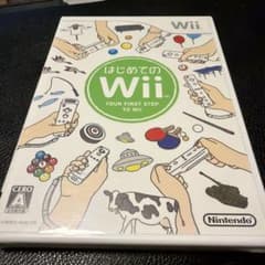 新品未開封　はじめてのWii Wiiソフトのサムネイル