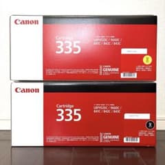 Canon トナー カートリッジ イエロー ブラック 新品未使用 伝票貼り後 