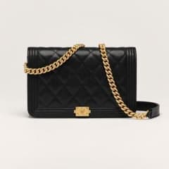 新品未使用BOY CHANEL チェーンウォレット マトラッセ 正規保証2749