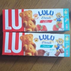 LULU L’Ourson チョコ味2箱イチゴ味2箱Toblerone200g LU L'Ourson チョコレート＆ストロベリー 2箱セット - メルカリ