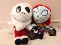 ナイトメア・ビフォア・クリスマス ジャック　サリー　ぬいぐるみ ジャック・スケリントン＆サリー！東京ディズニーランド『ナイトメアー