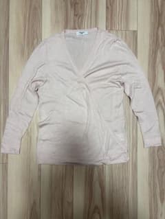 NATURAL BEAUTY BASIC カシュクール カーディガン ピンク Mのサムネイル