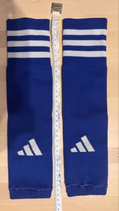 adidas サッカー　カーフソックス　セパレート　ブルー　キッズ用のサムネイル