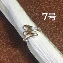 シルバーリング　7号 925 silver 昭和レトロ 小さめのサムネイル