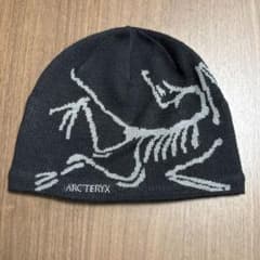ARC'TERYX ブラックニット帽 恐竜デザインのサムネイル