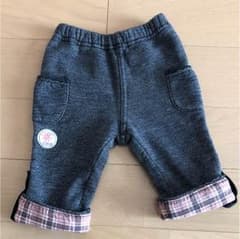 3can4on 冬用裏起毛パンツ ズボン 80のサムネイル