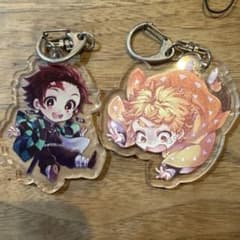 鬼滅の刃 竈門炭治郎 我妻善逸 アクリルキーホルダー 2種セットのサムネイル