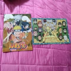 NARUTO 질풍전 원작 그림 밑바닥 & NARUTO 노트 A4 사이즈 2점 세트