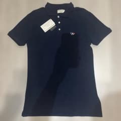 MAISON Kitsuné ポロシャツ ネイビー - メルカリ