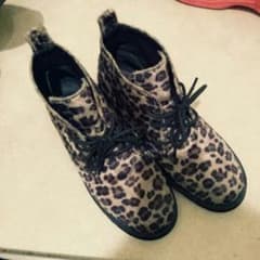 あやか様専用♪ヒョウ柄ショートブーツのサムネイル