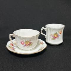 ハマースレイ ハワードスプレイ 花柄 カップ＆ソーサー 3点セット 金彩
