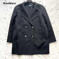 希少✨ マックスマーラ クチートアマーノ アンゴラダブルフェイス Pコート 40 希少✨ マックスマーラ クチートアマーノ アンゴラダブルフェイス P