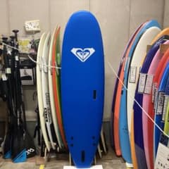 新品激安ROXYソフトボード198cm6''6ft 大村奈央様愛用フィン付青