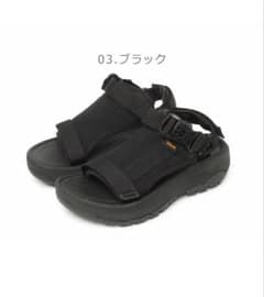 TEVA テバ☆ ハリケーン アンプソール ボルト ブラック サンダル 23cm