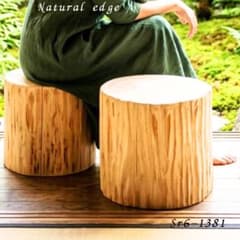 岐阜｜天然アロマ｜ひのき切株テーブル｜幅34cm｜ 特大 - メルカリ