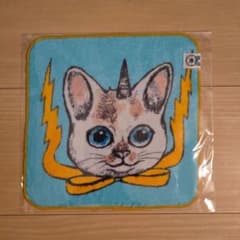 完売】ボリス雑貨店 ヒグチユウコ 新作 タオルハンカチ カミナリ小春