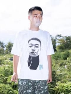 【着画有】JUMADIBA gyahtei face Tシャツ M グレーのサムネイル