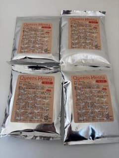未使用クイーンズヘナ クイーンズレッド 100g カラー 美容 4袋セット(3