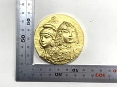 第29回国民体育大会 茨城県 1974年 記念メダル 金色メダル 記念品