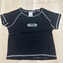 エックスガール　X-girl Ｔシャツ　黒　ブラック　チビＴのサムネイル