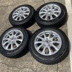 ◇中古バリ溝ヨコハマ185/65R15スタッドレスセット フリードスパイク
