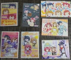 러브라이브! 선샤인!! Aqours 엽서 클리어 카드 세트