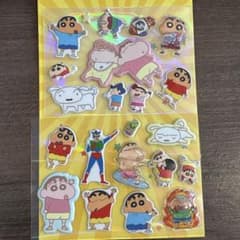 クレヨンしんちゃん おすそわけ シール ウォーターぷっくり