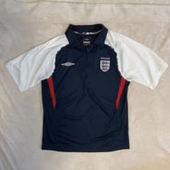 Umbro イングランド代表 ポロシャツ ハーフジップ サッカー 00s - メルカリ