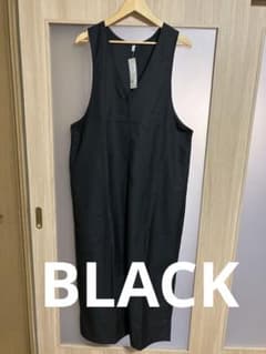 ZOCIYA 黒 サロペット ノースリーブ 2XL - メルカリ