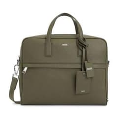 【新品未使用】BOSS ビジネスバッグ カーキのサムネイル
