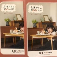 非売品 長濱ねる SDGs日記 ノート2冊セットのサムネイル