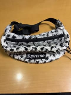Supreme シュプリーム レオパード フリース ウエストバッグ　期間限定出品のサムネイル