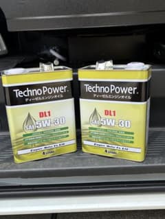 Techno Power ディーゼルオイル DL1 5W-30 4L 2缶 Techno Power ディーゼルオイル DL1 5W-30 4L 2缶 - メルカリ