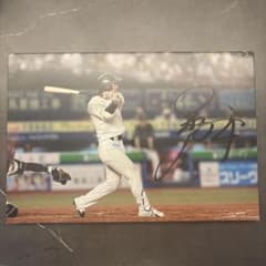 千葉ロッテマリーンズ 藤岡裕大選手 フォトレコ ウッドパネル直筆