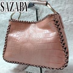 美品】SAZABYサザビー 本革 レザー ショルダーバッグ 黒 Y2K 00s 