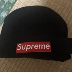 Supreme ニット帽 黒のサムネイル