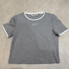 miumiu フリル　グレー　Tシャツのサムネイル