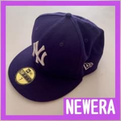 NEW ERA 59FIFTY ヤンキース キャップ 7 55.8cm パープルのサムネイル