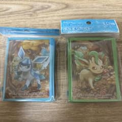ポケカ　デッキシールド　リーフィア・グレイシアのサムネイル