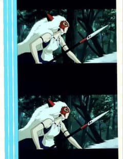 もののけ姫 映画 35mm film フィルム スタジオジブリ サン モロ セル もののけ姫 映画 35mm film フィルム スタジオジブリ サン モロ セル