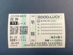 タマモブラックタイ　セントウルステークス　現地購入馬券　クイックピックverのサムネイル