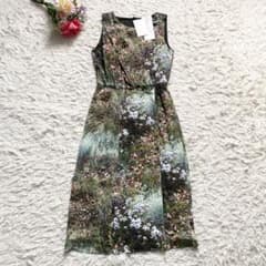 新品タグ付□マックスマーラ 花柄プリント フォーマルワンピース 