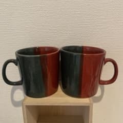 井澤コーポレーション AIMUSUBI 塗分ペアマグ 青・赤のサムネイル