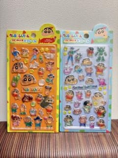 Crayon Shin-chan Puffy Clear Decorative Stickers (Set of 2)