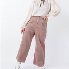 w closet コーデュロイタックワイドパンツのサムネイル